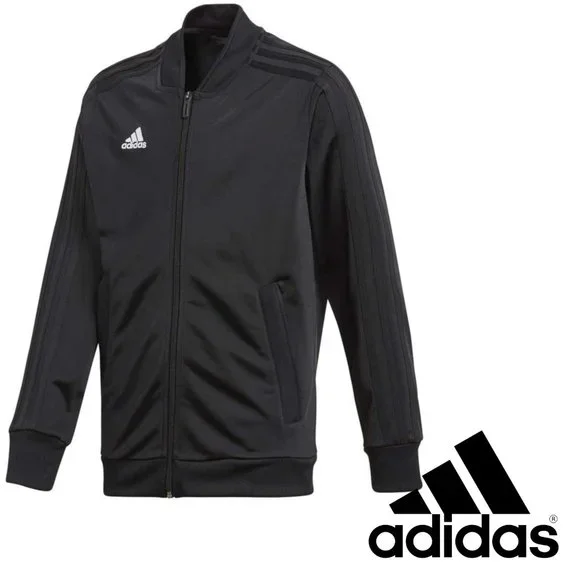 adidas Condivo 18 Tracksuit Soccer Jacket, Black/White, L - Picture 1 of 13